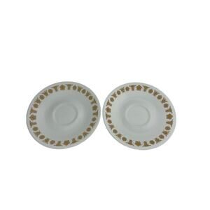 Vintage Corelle Golf Butterfly Saucers
